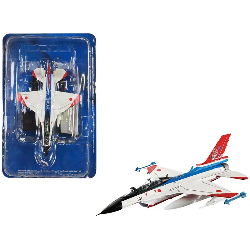 Mitsubishi F-2B Fighter Aircraft "Air Development and Test Wing 60th Anniversary" (2015) Japan Air Self-Defense Force 1/100 Diecast Model by Hachette Collections