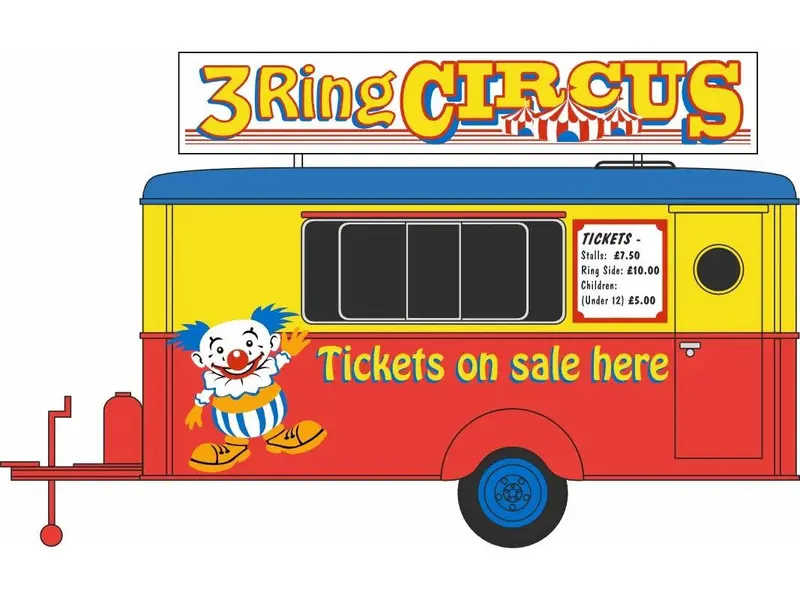 Mobile Trailer Circus Booking Office 1