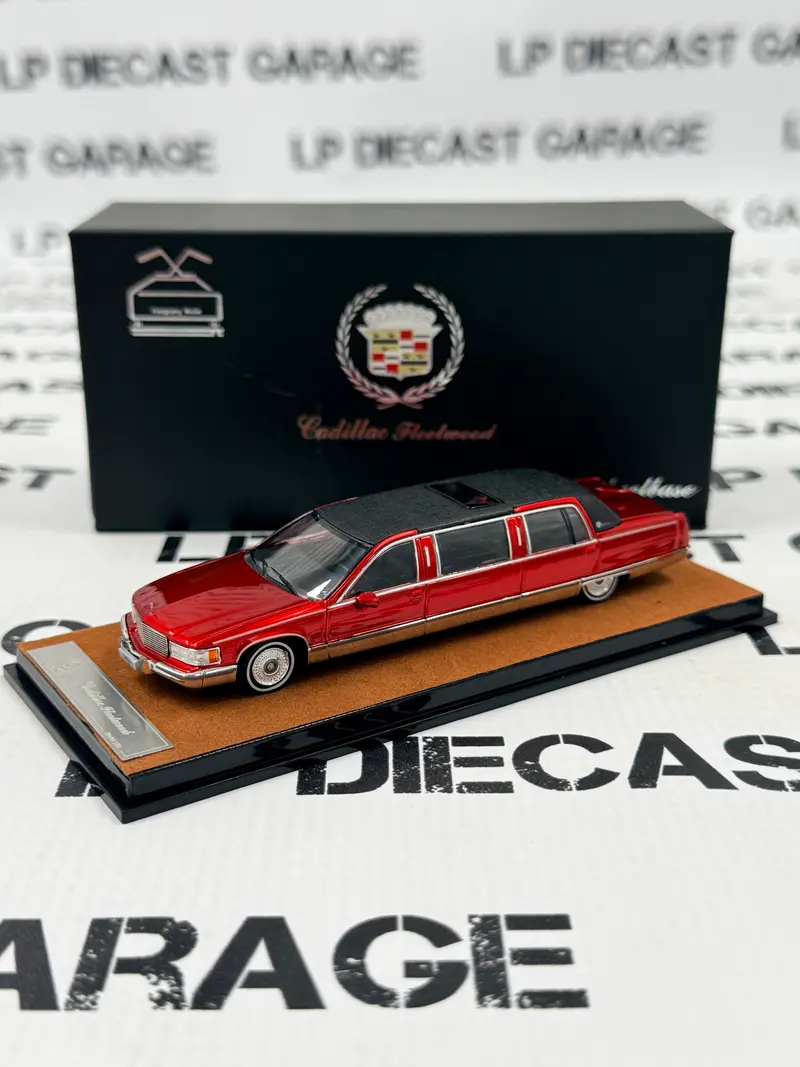 MODEL CAR 1993 Cadillac Fleetwood Limousine Limo Red 1