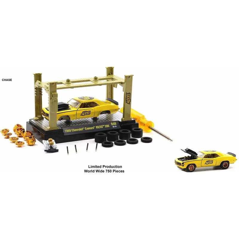Model Kit 3 piece Car Set Release 48 Limited Edition to 9750 pieces Worldwide 1/64 Diecast Model Cars by M2 Machines