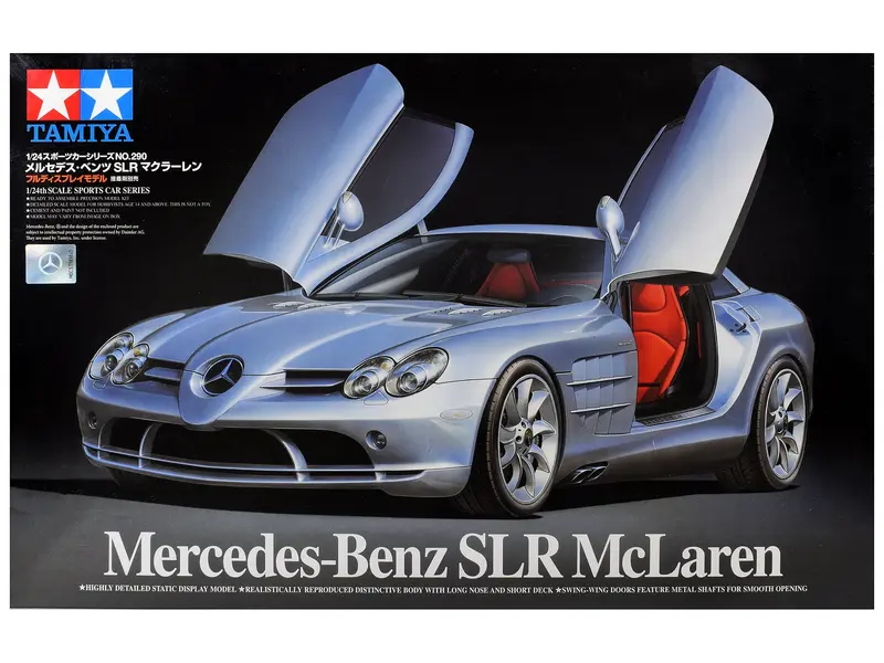 Model Kit Mercedes-Benz SLR McLaren 1/24 Scale Model by Tamiya