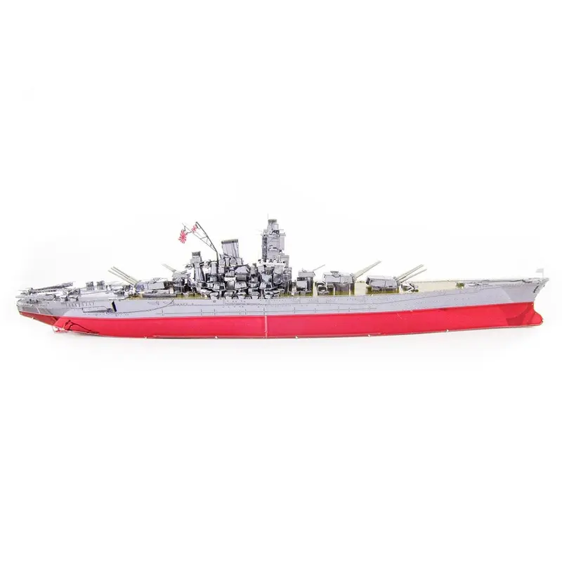Model Kit Yamato Battleship "Imperial Japanese Navy" (Challenging Difficulty) Steel Model by Metal Earth