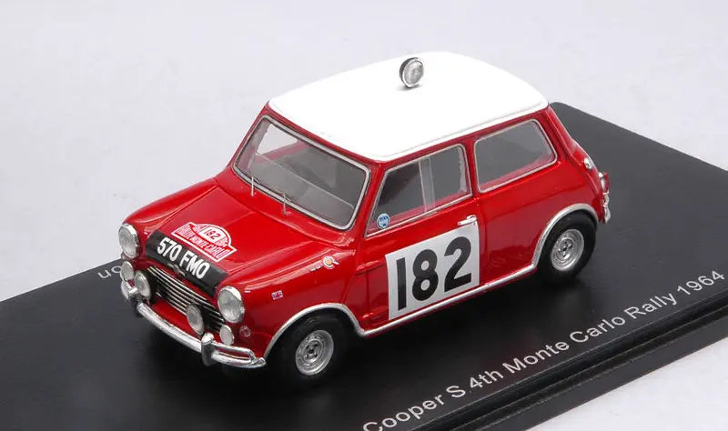 MORRIS COOPER S N.182 4th MONTE CARLO RALLY 1964 T.MAKINEN-P.VANSON 1