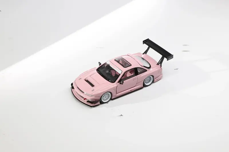 MORTAL 1/64 S14 GTSPEC V2 SEIJI OOKAWARA Diecast Toys Car Model Collectible Gifts