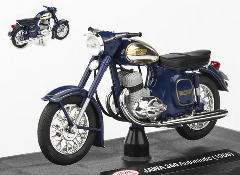 MOTO JAWA 350 AUTOMATIC 1966 BLUE 1