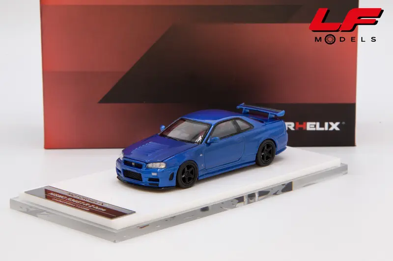 MOTORHELIX NISSAN SKYLINE GT-R R34 Z-TUNE BLUE LIMITED EDITION 2599PCS 1