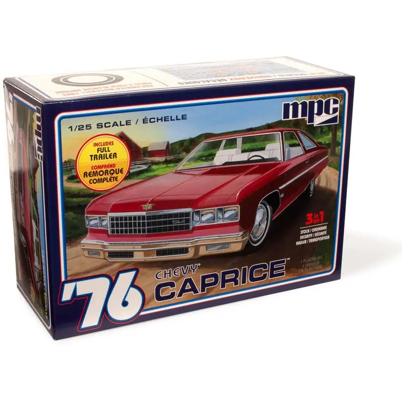MPC 1976 Chevy Caprice w/Trailer 1