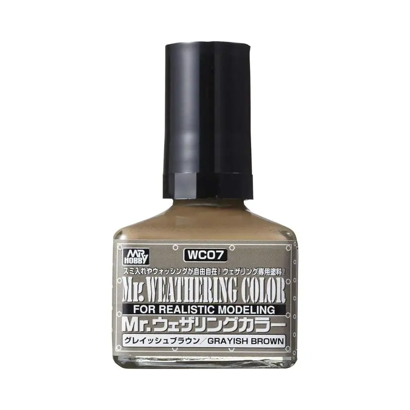 MR. HOBBY PAINTS AND TOOLS WC07 GRAYISH BROWNThis product was added to our catalog on March 4, 2024