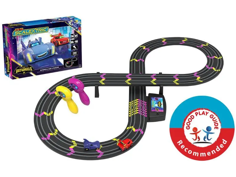 My First Scalextric Batwheels Batman vs Robin Battery Powered Race Set 1