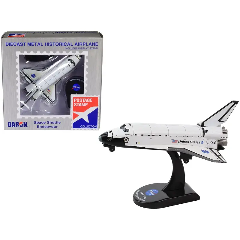 NASA Space Shuttle "Endeavour" (OV-105) "United States" 1/300 Diecast Model by Postage Stamp