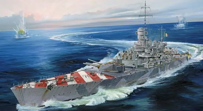 NAVE DA BATTAGLIA ITALIANA ROMA 1942-1943 KIT 1