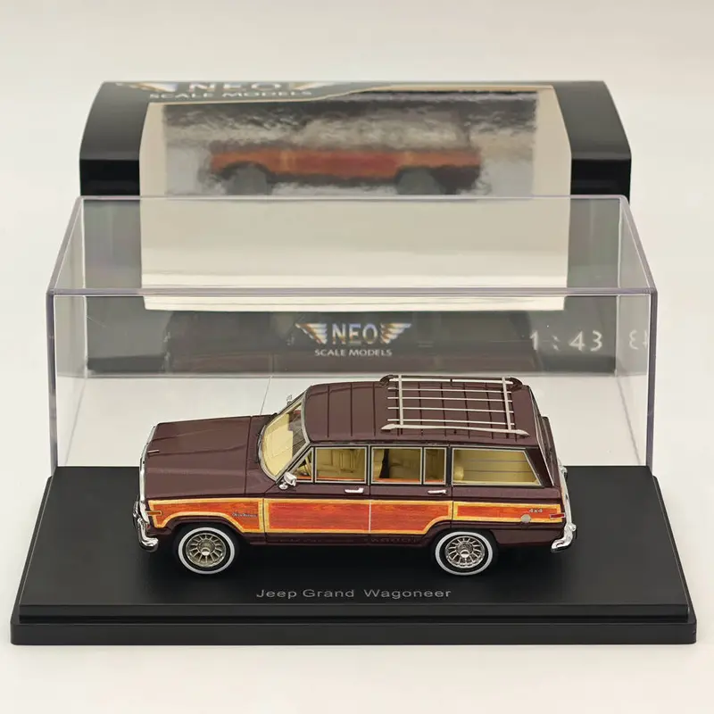 NEO 1/43 Jeep Grand Wagoneer Red Resin Models Car Limited Colllection