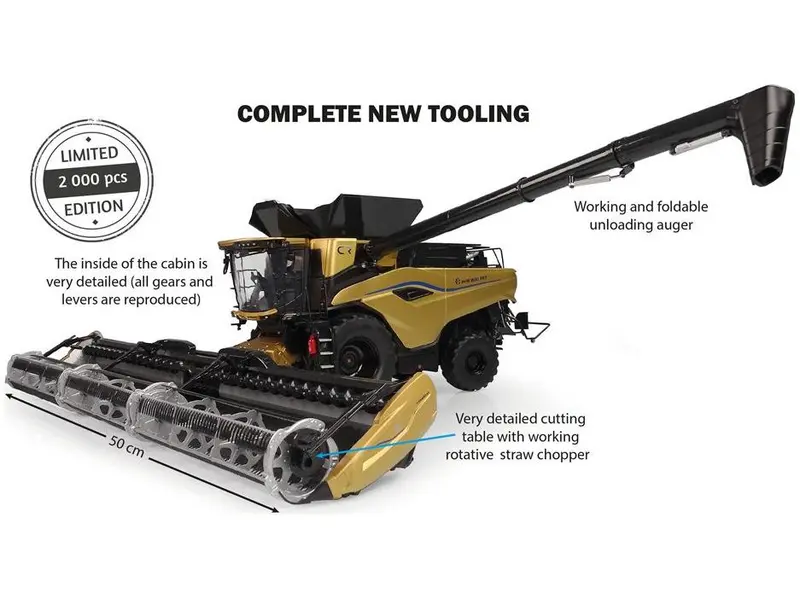 New Holland CR11 Tractor Gold Show Edition Agritechnica 2023 1