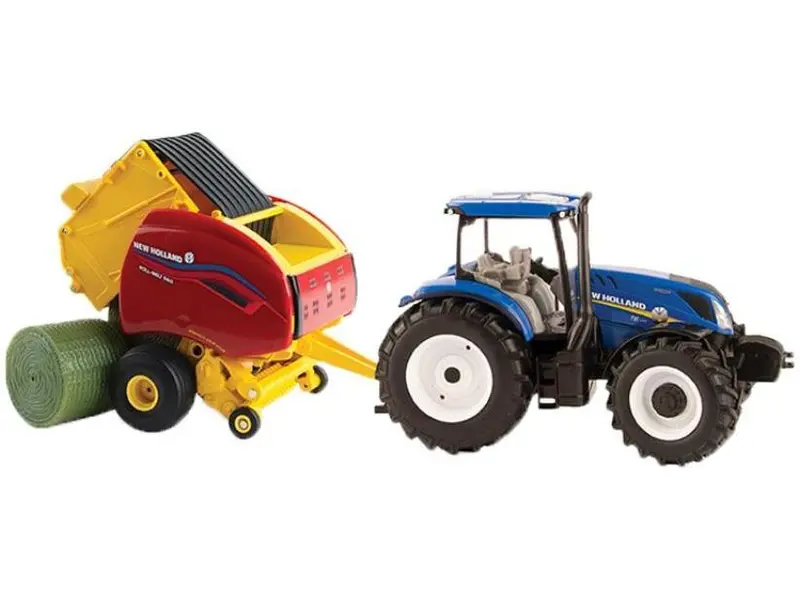 New Holland T6.180 Tractor w/Baler 1