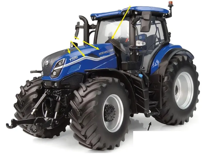 New Holland T7.210 Dynamic Tractor Blue 1