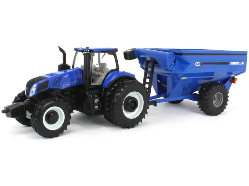 New Holland T8.355 Tractor with Grain Cart 1