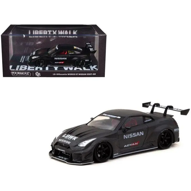 Nissan 35GT-RR LB-Silhouette WORKS GT RHD (Right Hand Drive) "Liberty Walk" Full Carbon "Hobby43" Series 1/43 Diecast Model Car by Tarmac Works