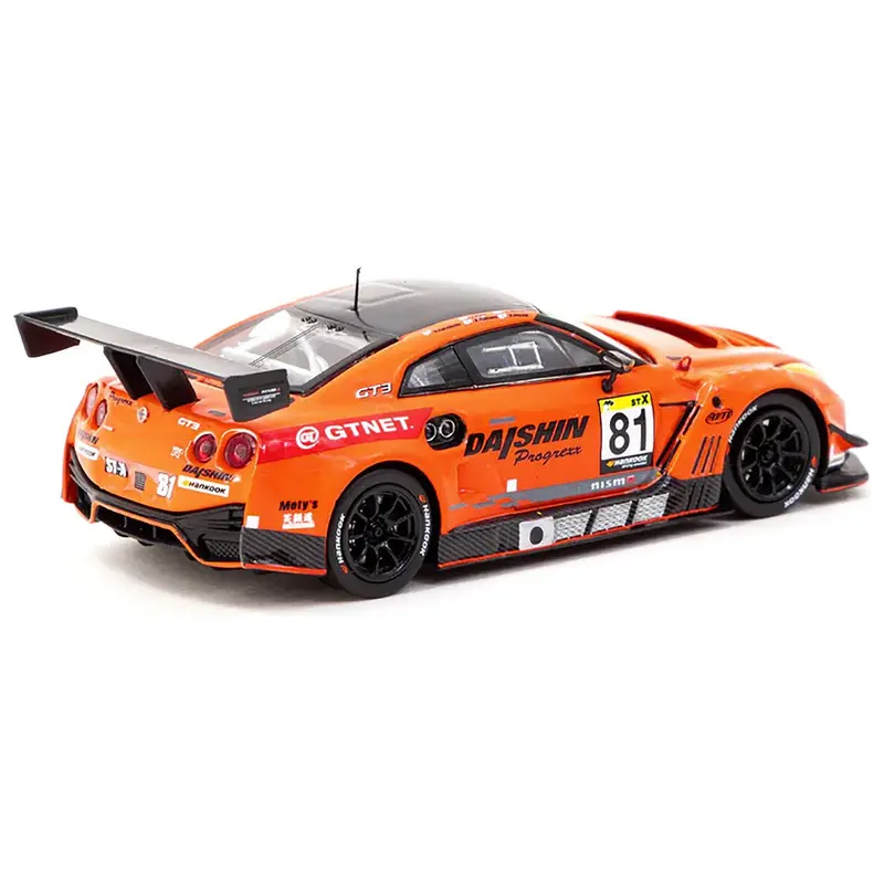 Nissan GT-R NISMO GT3 #81 Noboyuki Oyagi - Takayuki Aoki - Kiyoto Fujinami - Natsu Sakaguchi Winner "Super Taikyu Series - Fuji 24 hours" (2021) "Hobby64" Series 1/64 Diecast Model Car by Tarmac Works
