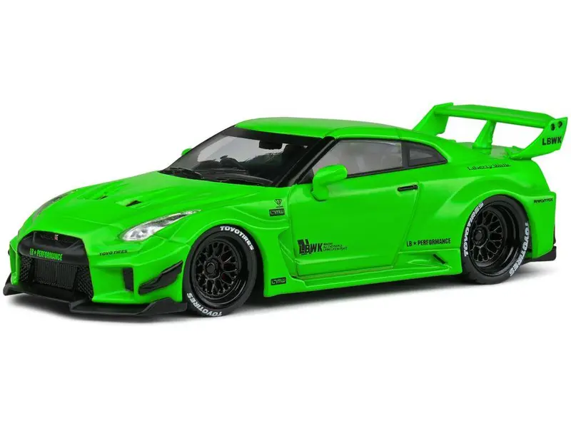Nissan GT-R (R35) LB Work Silhouette Green 1