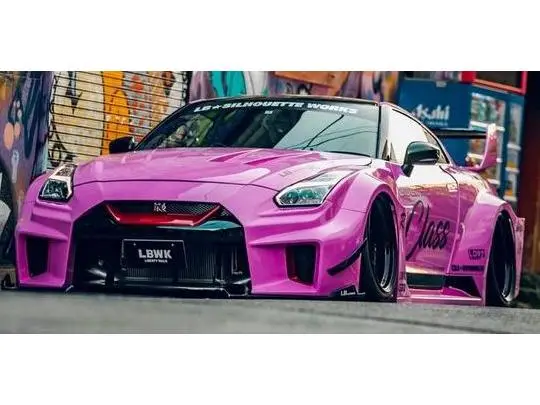 Nissan GT-R (R35) Liberty Walk Silhouette Body Kit Pink 2025 1