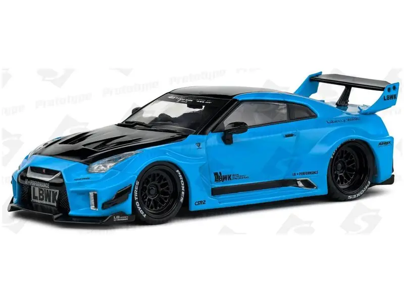 Nissan GTR35 LBWK Silhouette 2019 Blue 1