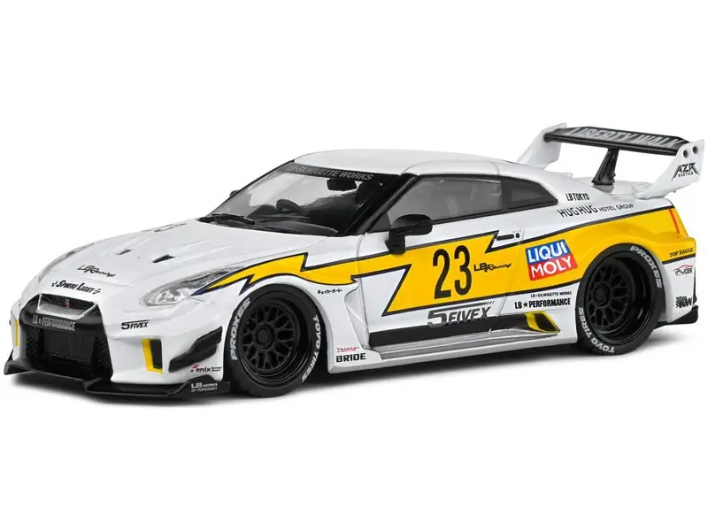 Nissan GTR35 LBWK Silhouette 2019 White 1