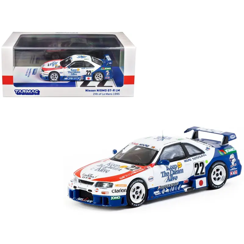 Nissan NISMO GT-R LM #22 Hideo Fukuyama - Masahiko Kondo - Shunji Kasuya "NISMO" "24 Hours of Le Mans" (1995) "Hobby64" Series 1/64 Diecast Model Car by Tarmac Works