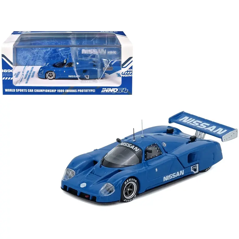 Nissan R89C "Works Prototype" Blue "World Sports Car Championship" (1989) 1/64 Diecast Model Car by Inno Models