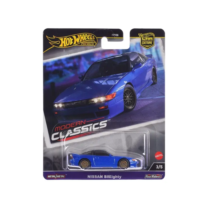 Nissan SilEighty Blue Metallic "Modern Classics" Series Diecast Model Car by Hot Wheels