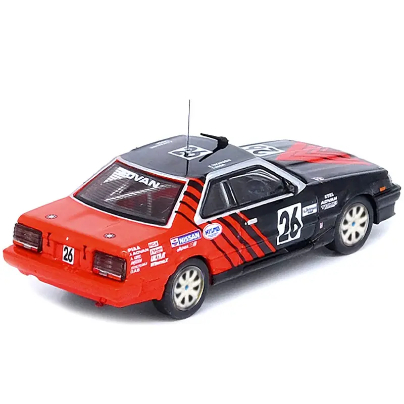 Nissan Skyline 2000 RS-X Turbo (DR30) RHD (Right Hand Drive) #26 Kenji Takahashi - Takao Wada "Advan" JTC "All Japan Touring Car Championship" (1987) 1/64 Diecast Model Car by Inno Models