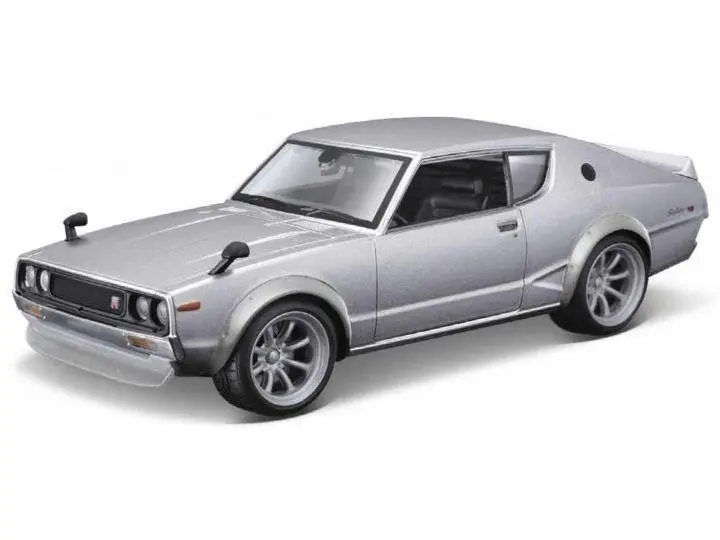 Nissan Skyline 2000GT (KPGC 110) 1973 Silver Metal Kit 1