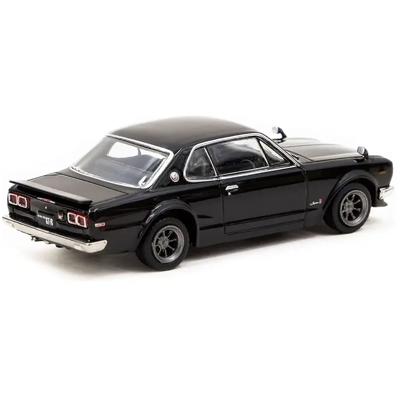 Nissan Skyline 2000GT-R (KPGC10) RHD (Right Hand Drive) Black "Global64" Series 1/64 Diecast Model by Tarmac Works