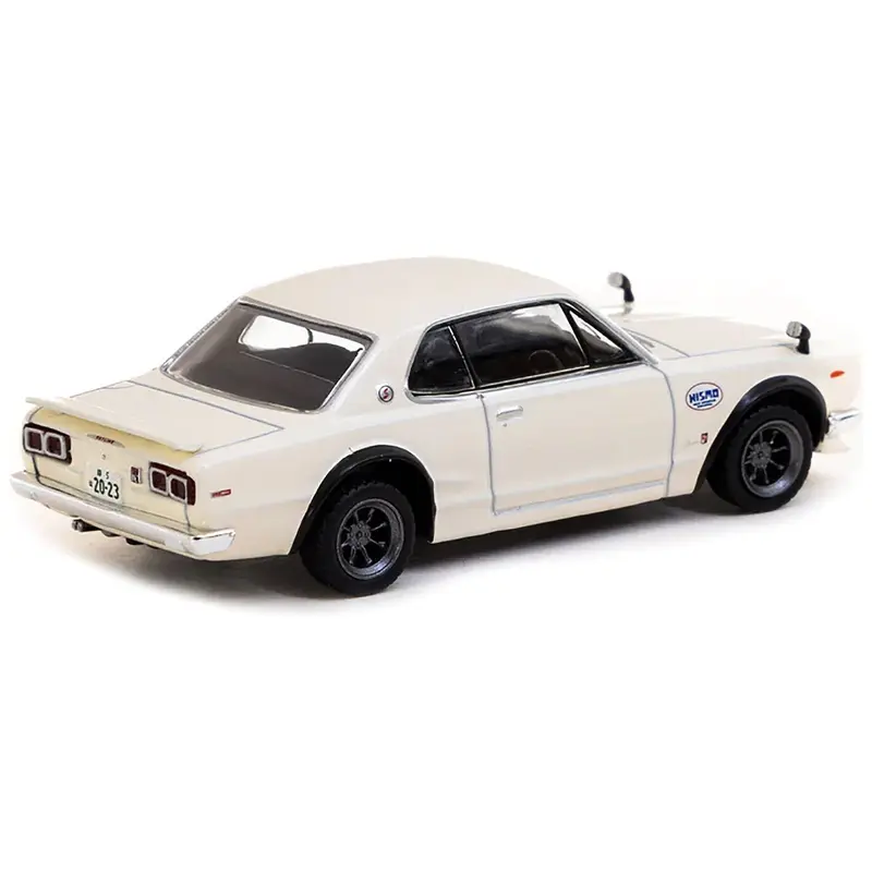 Nissan Skyline 2000GT-R (KPGC10) RHD (Right Hand Drive) Ivory White "Japan Special Edition" "Global64" Series 1/64 Diecast Model Car by Tarmac Works