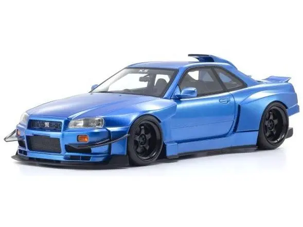 Nissan Skyline GT-R R34 Khyzyl Saleem Design Blue 1
