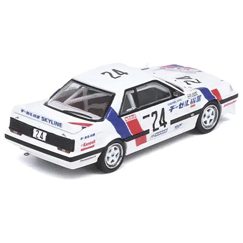Nissan Skyline GTS-R (HR31) RHD (Right Hand Drive) #24 Motoji Sekine - Tomokazu Sakata "Diesel Kiki" "All-Japan Touring Car Championship" (1988) 1/64 Diecast Model Car by Inno Models