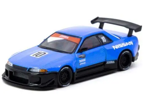 Nissan Skyline (R32) (Tarmac Works 10th Anniversary) Blue/Black 1