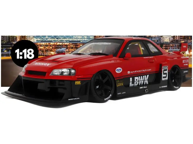 Nissan Skyline R34 GT R LB Super Silhouette Red 2020 1