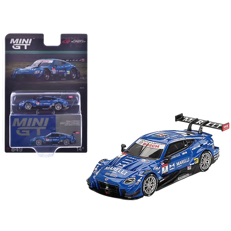 Nissan Z GT500 #1 Kazuki Hiramine - Bertrand Baguette "Team Impul" "Super GT Series" (2023) Limited Edition 1/64 Diecast Model Car by Mini GT