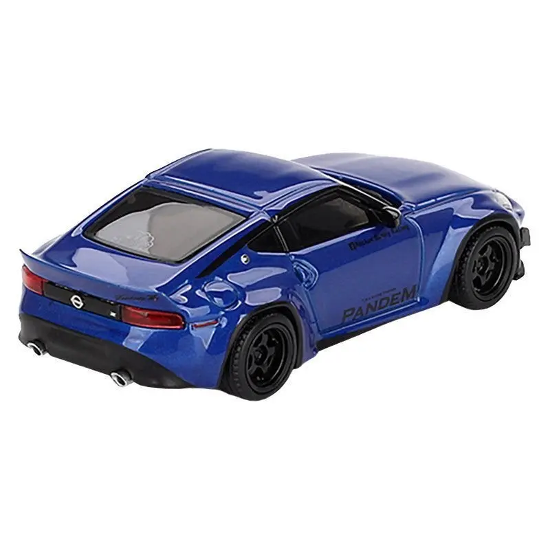 Nissan Z "Pandem" Seiran Blue Metallic Limited Edition to 4800 pieces Worldwide 1/64 Diecast Model Car by Mini GT