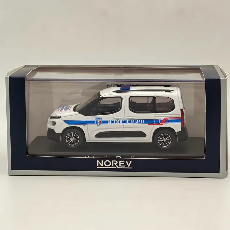 Norev 1/43 Berlingo Police Municipale Diecast Model Car Collection White