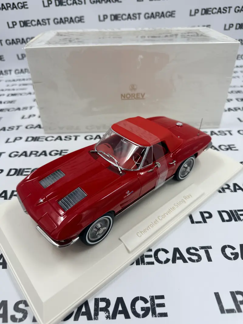 NOREV 1963 Chevrolet Corvette Sting Ray Riverside Red 1