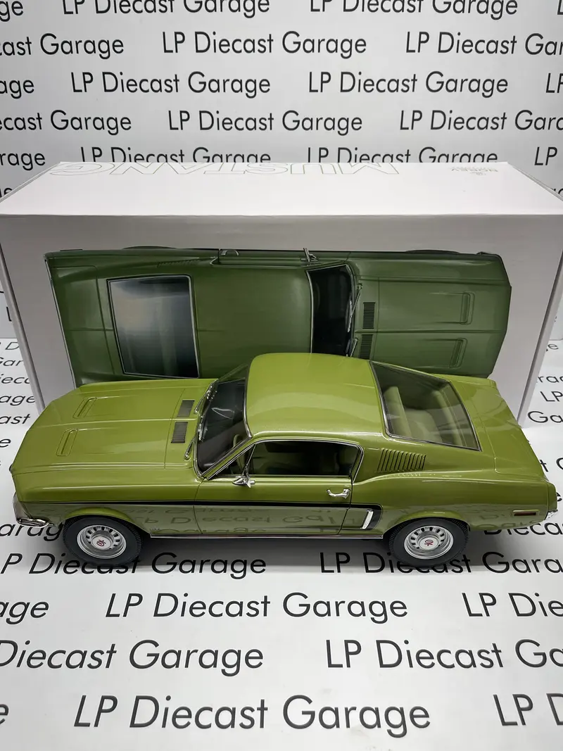 NOREV 1968 Ford Mustang Fastback GT Light Green Model 1