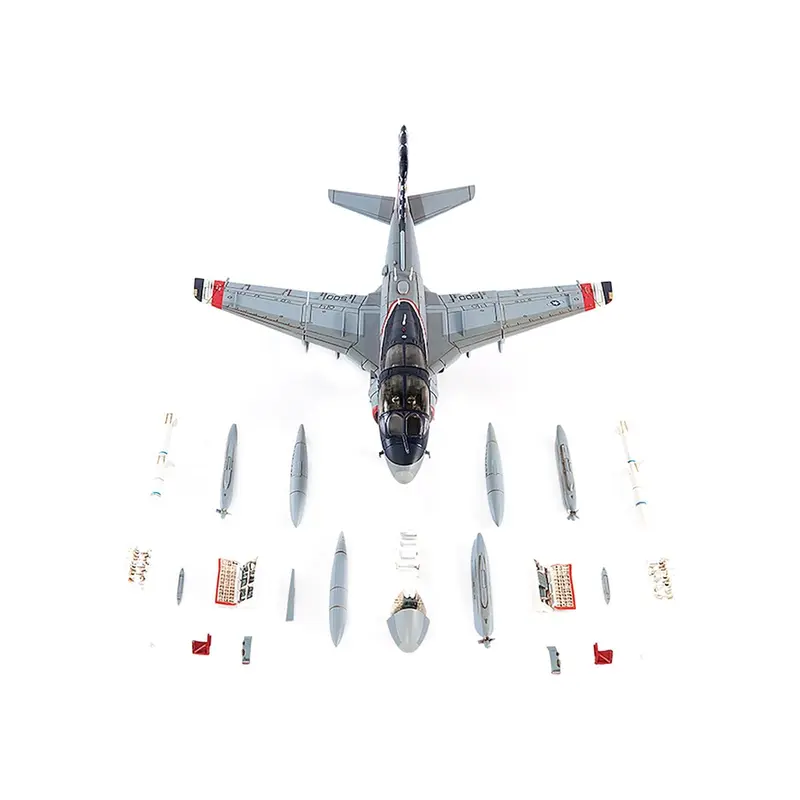 Northrop Grumman EA-6B Prowler Aircraft "U.S. NAVY VAQ-140 Patriots USS Dwight D. Eisenhower" (2006) 1/72 Diecast Model by JC Wings