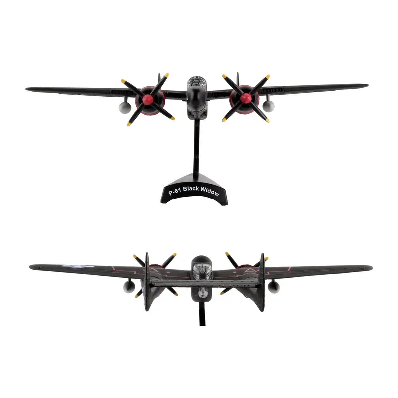Northrup P-61 Black Widow Fighter Aircraft "Lady in the Dark 548th Night Fighter Squadron" United States Army Air Forces 1/120 Diecast Model Airplane by Postage Stamp