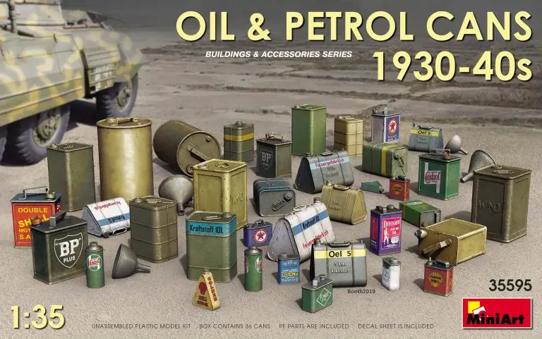 OIL & PETROL CANS 1930-40s KIT 1