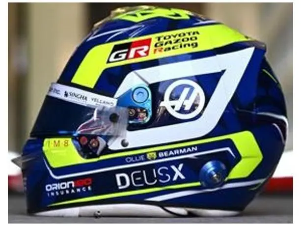 Ollie Bearman F1 2026 Helmet 1
