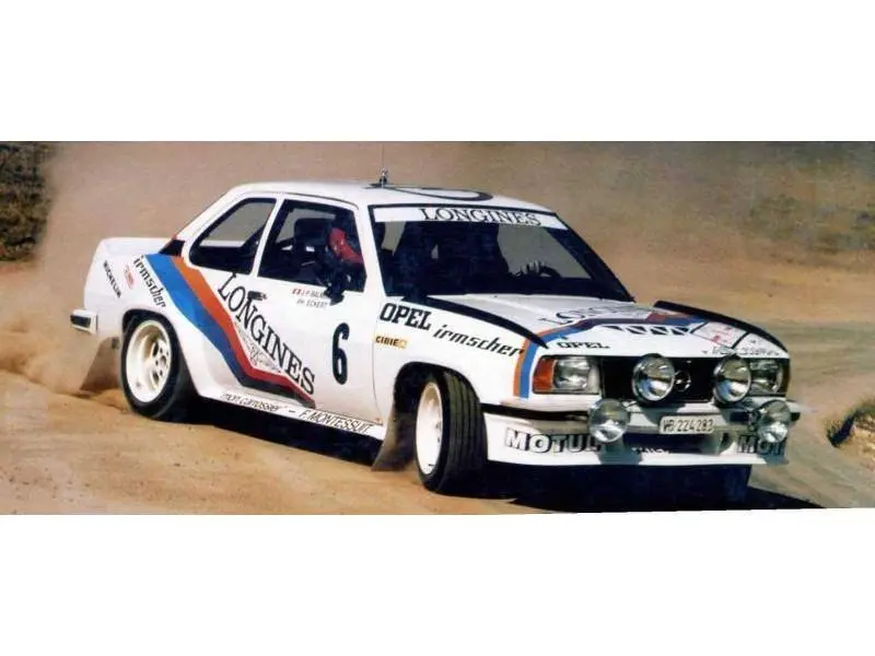 Opel Ascona B 400 No.6 Irmscher Longines WM Rally Lana 1982 J-P.Balmer/F.Cavalli 1