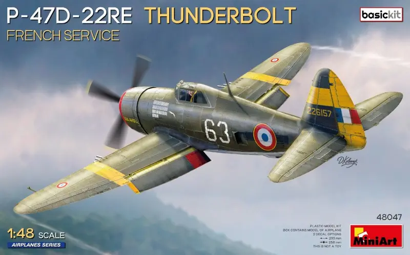 P-47D-22RE THUNDERBOLT FRENCH SERVICE KIT 1