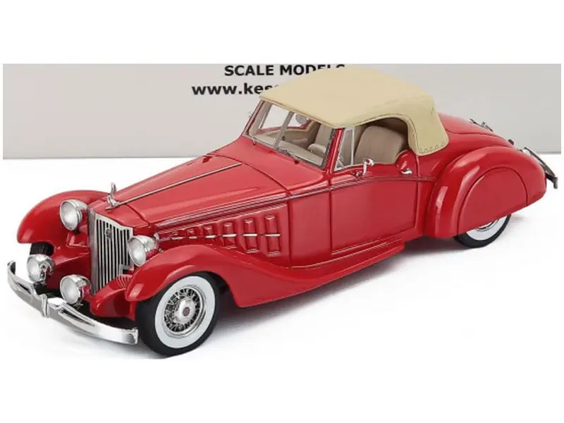 Packard Bayliff 1107 Roadster Closed Red Beige 1949 1