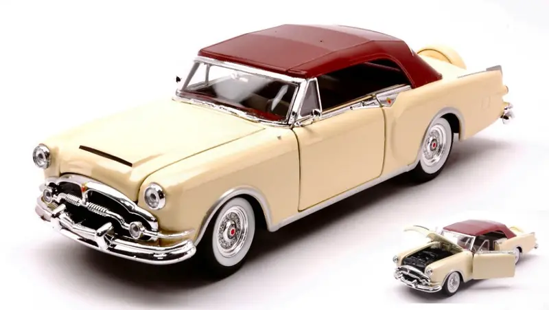 PACKARD CARIBBEAN SOFT TOP 1953 YELLOW CREAM 1